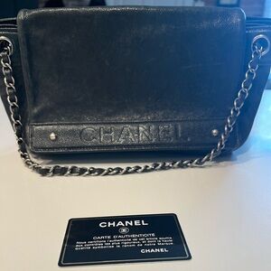 Authentic Chanel Accordion Flap Bag